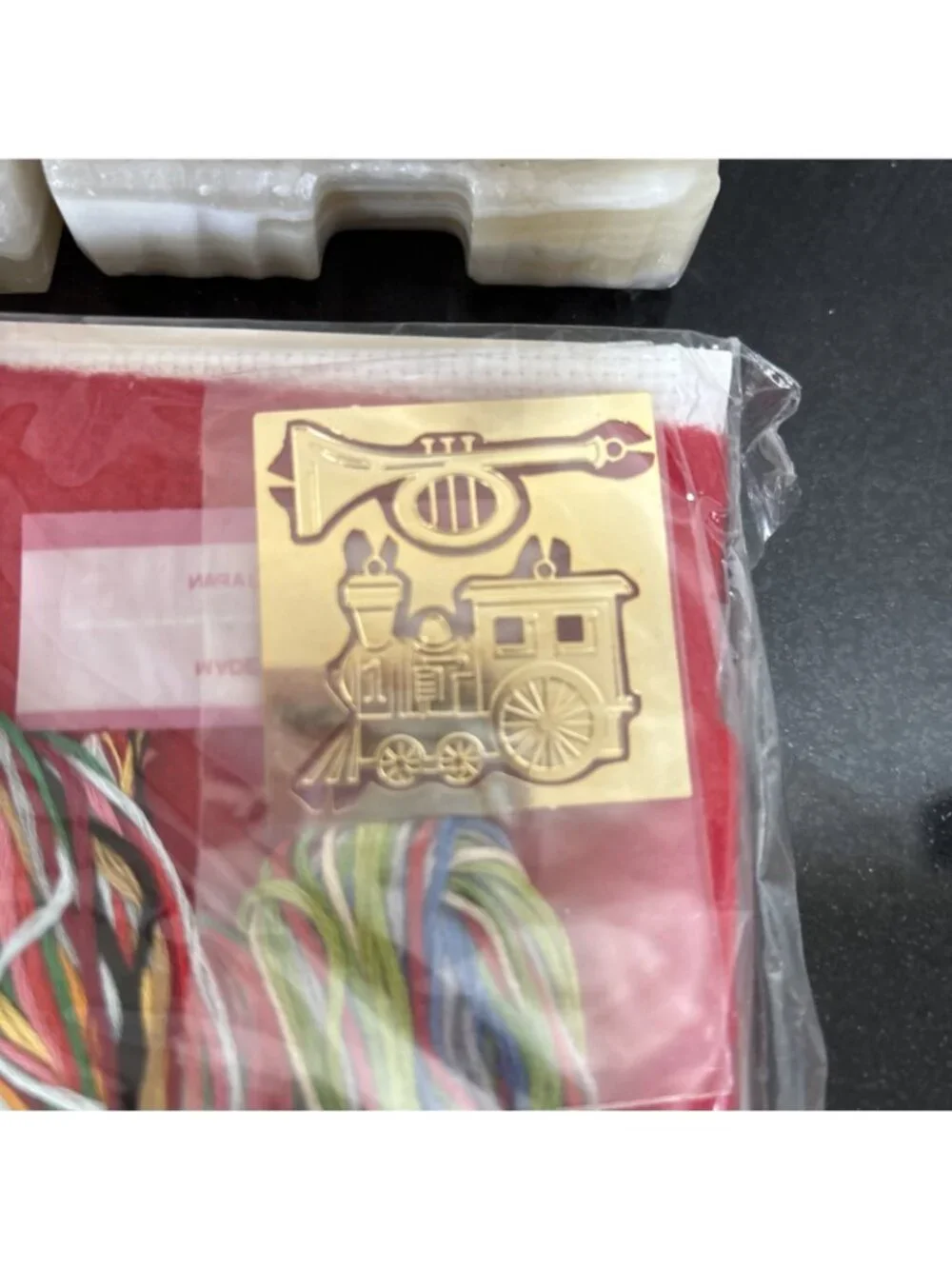 Christmas Stocking Kit Cross Stitch Holiday Pal Personalize 24k Charm Needleform